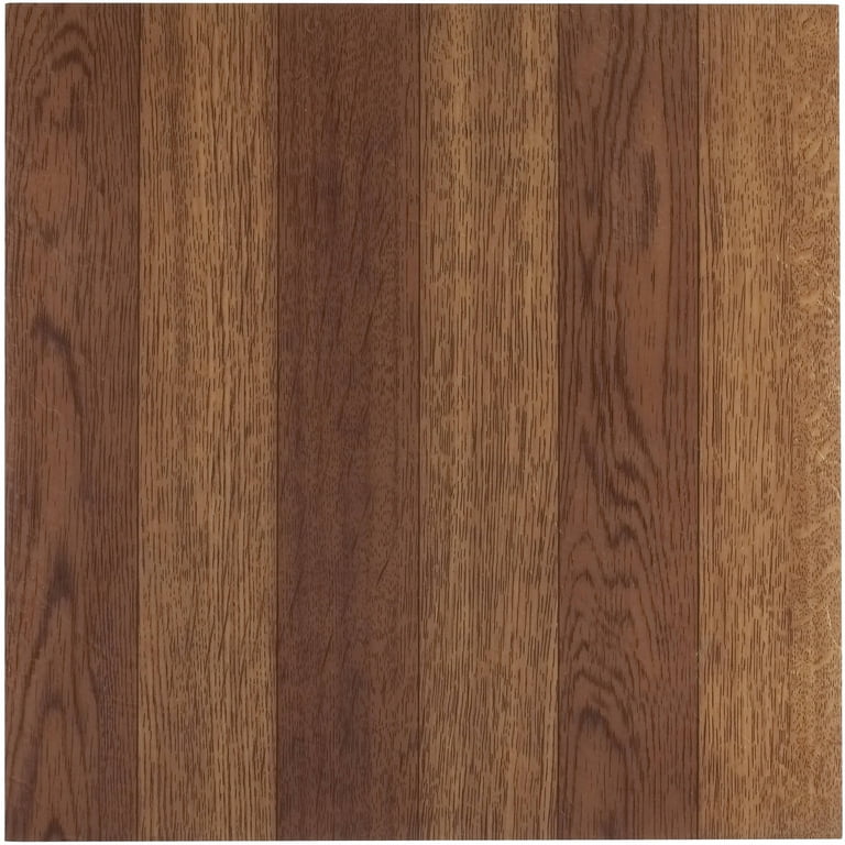 Achim Tivoli Self Adhesive Vinyl Floor Tile - 45 Tiles/45 Sq. ft, 12 x 12, Medium Oak Plank-Look Achim Tivoli Self Adhesive Vinyl Floor Tile - 45 Tiles/45 Sq. ft, 12 x 12, Medium Oak Plank-Look