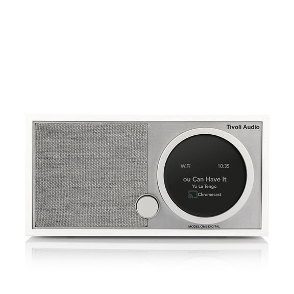 Tivoli Audio Model One Digital Generation 2 Wi-Fi/FM/Bluetooth Table Top Radio (White/Grey)