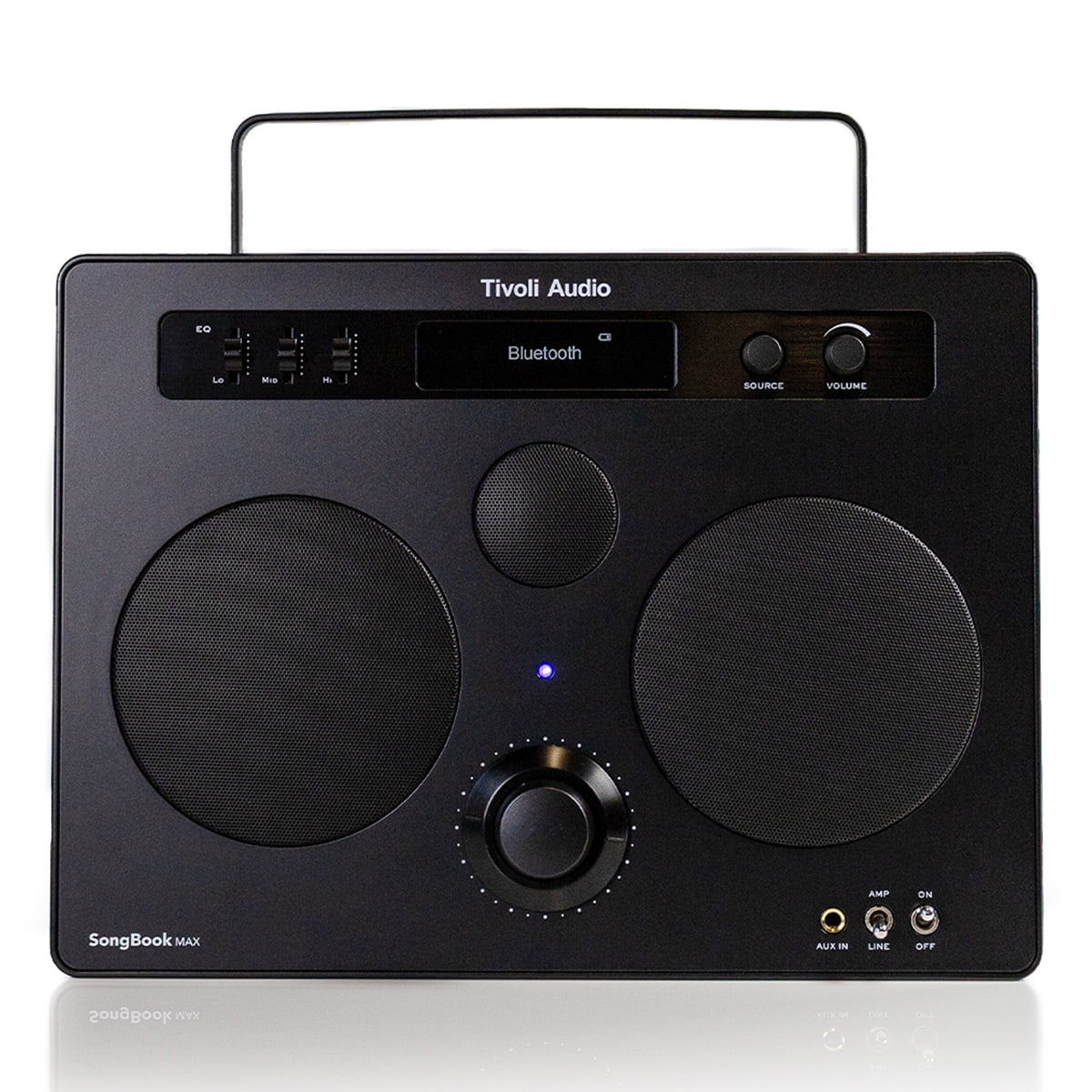Tivoli Audio Songbook MAX Bluetooth Speaker with Built-In Pre-Amp and Carrying Handle (Black)