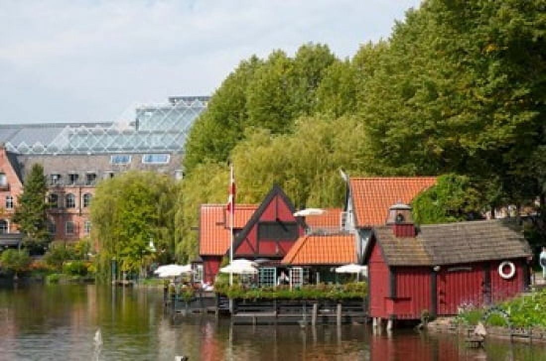 Tivoli Gardens Copenhagen Denmark Canvas Art - Inger Hogstrom DanitaDelimont (22 x 15)