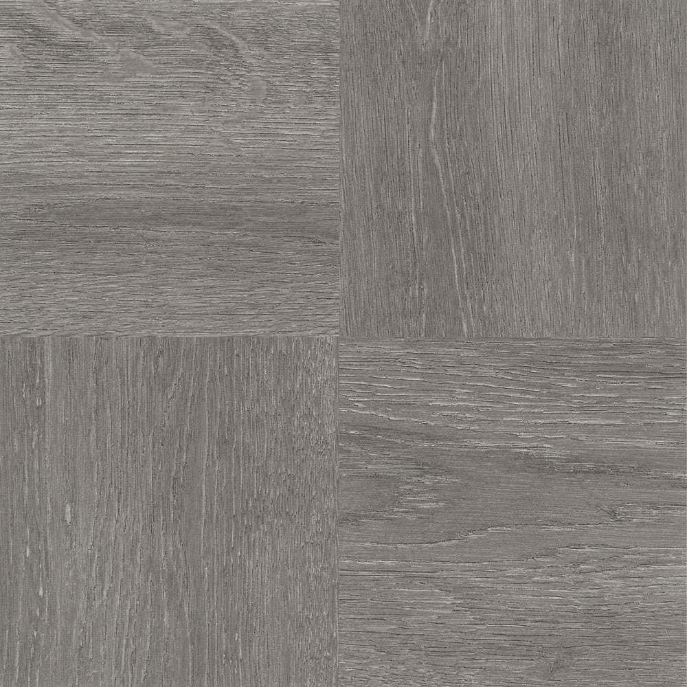 Tivoli Self Adhesive 45 Pcs Vinyl Floor Tiles, 12 x 12 inches Peel and Stick Floor Tile Stickers, Flooring Tiles for Kitchen, Dining, Bedroom, Living Room, Bathroom - Charcoal Grey Wood