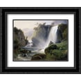 thumbnail image 1 of Tivoli Waterfall 2x Matted 24x20 Black Ornate Framed Art Print by Redmond, Jean Charles Joseph, 1 of 2