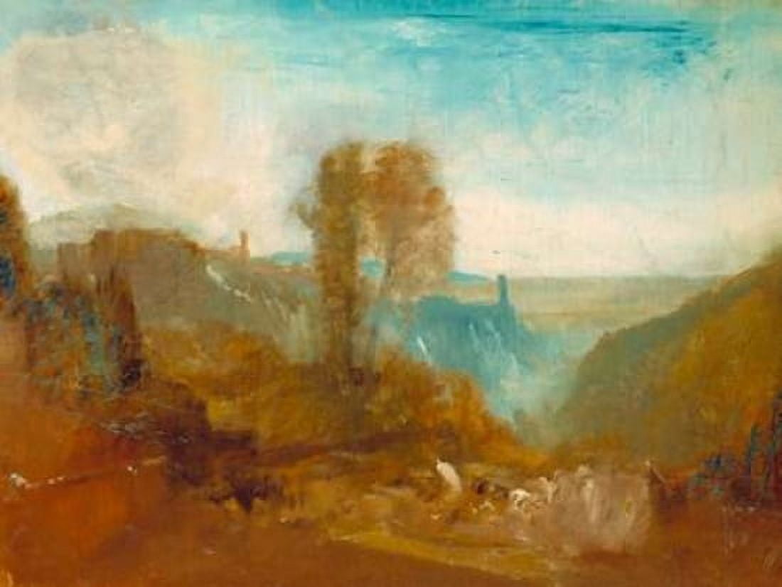 Tivoli - the Cascatelle Canvas Art - William Turner (22 x 28)