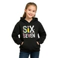 thumbnail image 1 of Tiweut 67 Hoodie for Kids Funny Fashion 6 7 Six Seven Meme Long Sleeve Casual Oversized Christmas Sweatshirt,Black3,2-3 Y, 1 of 4