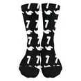 thumbnail image 1 of Tiweut 67 Socks Meme 6 7 Basketball Socks Funny Six Seven Design Novelty Socks,Black4,One Size, 1 of 7