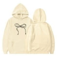 thumbnail image 1 of Tiweut Bow Hoodie for Girls Kids Graphic Cute Hoodies Girl's Leopard Sweatshirts Prints Casual Pullover Sweatshirt,Beige,2-3 Y, 1 of 4