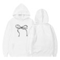 thumbnail image 1 of Tiweut Bow Hoodie for Girls Kids Graphic Cute Hoodies Girl's Leopard Sweatshirts Prints Casual Pullover Sweatshirt,White,9-10 Y, 1 of 4