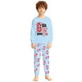 thumbnail image 1 of Tiweut Boy and Girl Outfits Pajama 67 Printed 2 Piece Tops and Pants Nightwear Set, 1 of 4
