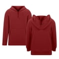 thumbnail image 1 of Tiweut Boys Casual Hoodies and Blouses Sweatshirts Solid Color Zip Up Pullover Long Sleeve Outerwear Relaxed Fit Clothes 13-14 Y, 1 of 9