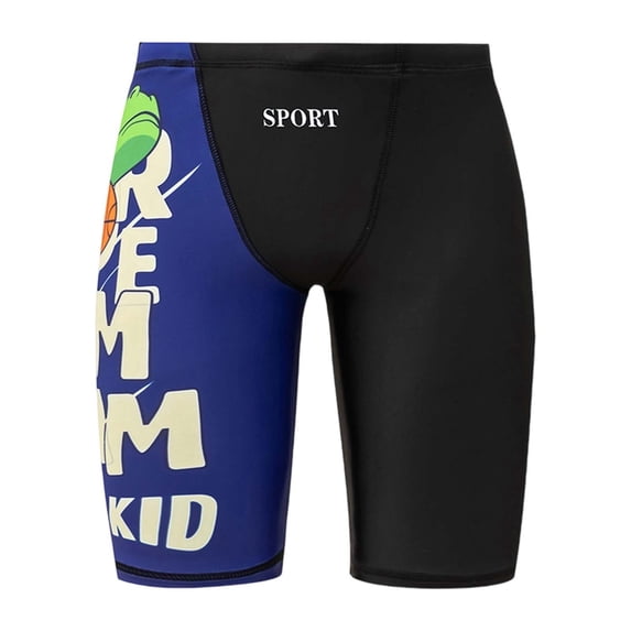 Tiweut Boys' Swim Jammers Youth Competitive Swim Racing Team Swimming Shorts Swimsuit Trunks Quick Dry,Navy