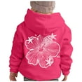 thumbnail image 1 of Tiweut Casual Hoodies Girls Long Sleeve Hooded Soft Sweatshirt Graphic Hoody Kids Cute Pullovers Top Clothes for Children Regular Tops 6-7 Y, 1 of 8