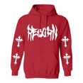 thumbnail image 1 of Tiweut Christian Hoodies for Men Vintage Religious Faith Jesus Sweatshirts Cross Bible Verse Streetwear Hoodie Pullovers,Red,2XL, 1 of 4