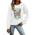 thumbnail image 1 of Tiweut Christian Jesus Sweatshirts for Women Religious Faith God Bible Verse Shirts Boho Butterfly Graphic Pullover Tops,A-White,White, 1 of 4