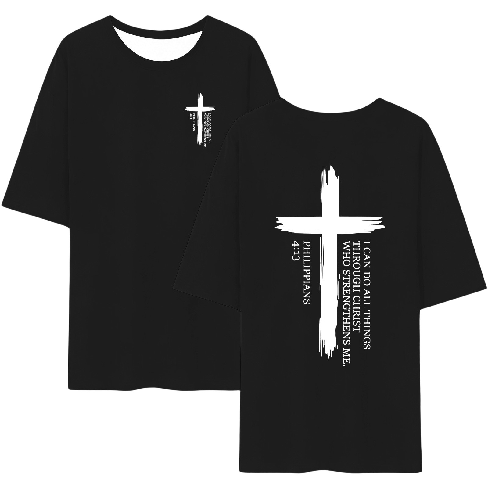 Tiweut Christian Short Sleeve Shirts for Men Jesus Faith Cross ...