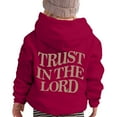 thumbnail image 1 of Tiweut Girls Hoodies Hoodie & Sweatshirt Winter Casual Wear Round Neck Letter Print Pullover For Kids Ages 2 13 Outdoor Activities And Daily Comfort Blouses 11-12 Y, 1 of 8