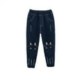 thumbnail image 1 of Tiweut Girls' Jeans Pant Little Child Big Leggings High Waist Kids Baby Fall Cat Ears Straight Leg Children's Stretch Trousers 7-8 Y, 1 of 3