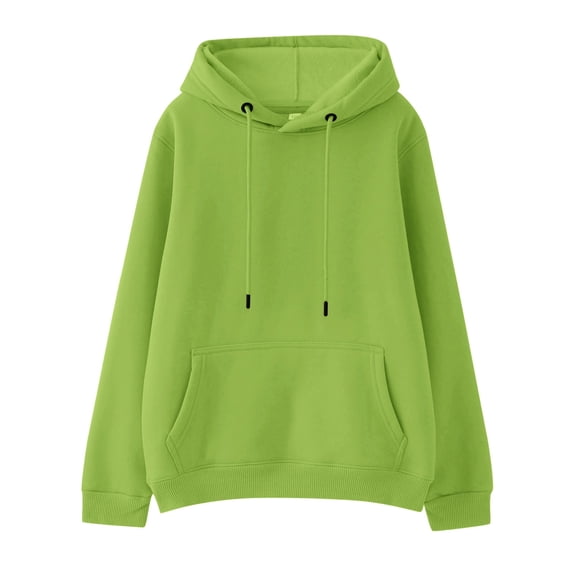 Tiweut Hoodies for Girls Kids Children Boy Winter Long Sleeve Hooded Top Sweatshirt Clothes Solid Color Tops 4-5 Y