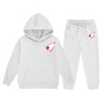 thumbnail image 1 of Tiweut Kid Leisure Outfits 2 Piece Loose Hoodie and Sweatpants Unisex Clothing Set, 1 of 5