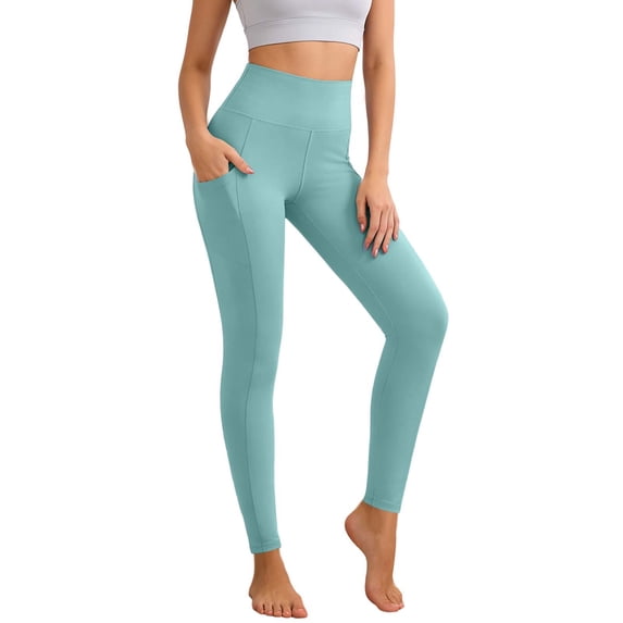 Tiweut Leggings with Pockets for Women, High Waisted Tummy Control Workout Yoga Pants