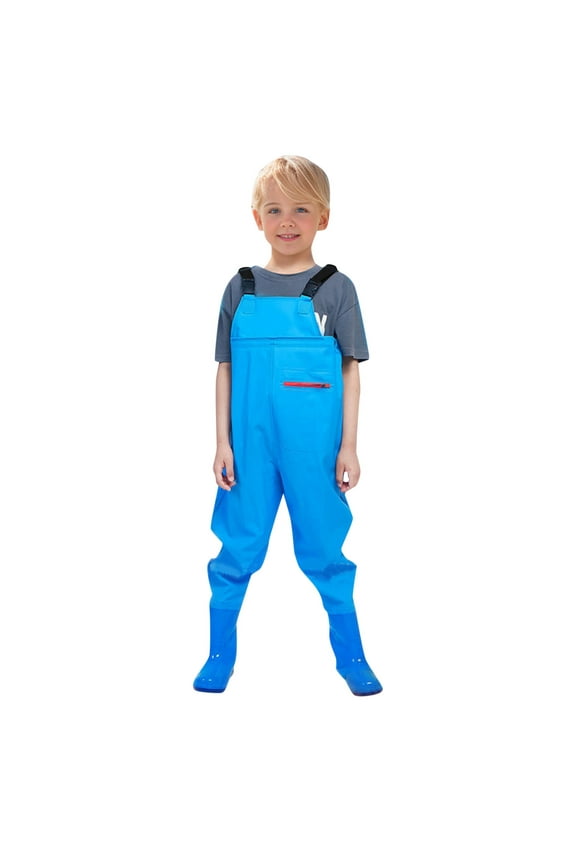 Leisure Rompers Girls Kids Chest Waders Youth Fishing Waders for Toddler Children Water Proof with Boots Girl Regular Jumpsuits 3-4 Y