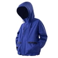 thumbnail image 1 of Tiweut Men's Leisure Windbreaker Jackets Mens Lightweight Outdoor Sports Hiking Long Sleeve Hooded Raincoat Windproof Breathable Softshell Coat Regular Blouses Blue,2XL, 1 of 9