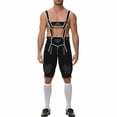 thumbnail image 1 of Tiweut Mens Leisure Outfits Sets Oktoberfest Elegant Suspender Pants Court Dress Party Button Man's Clothes Suit Black,L, 1 of 3