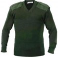 thumbnail image 1 of Tiweut Mens Sweaters Winter Sweatshirts Long Sleeve V Neck Plus Size Warm Solid Color Man Tops Army Green,L, 1 of 2