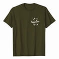 thumbnail image 1 of Tiweut Mens T-Shirts Letter Print Loose Round Neck Short Sleeve Slim Boy Tops, 1 of 4