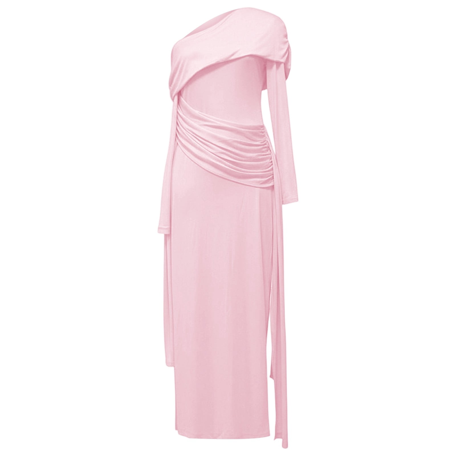 bodycon maxi maternity dress LAHILO Stretchy Ribbed Maternity Maxi Dress