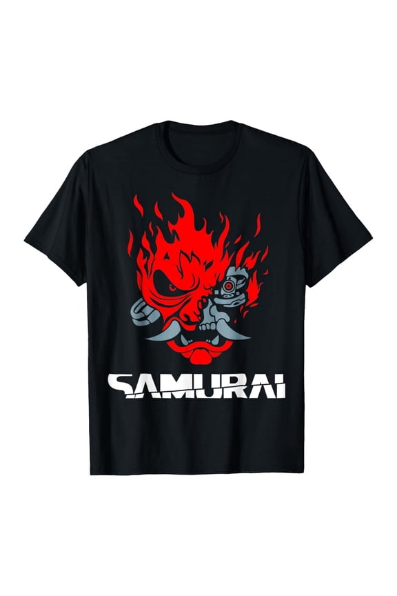 OniCyborg Cyberpunk T Shirt Unisex Adults Short Sleeve Loose Pullover Tops,Black