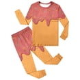 thumbnail image 1 of Tiweut Outfits Set for Boys Long Sleeve Pajama Ice Cream Print Tops and Pants Sleepwear Kids Clothes Suit,3-4 Y, 1 of 5