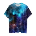 thumbnail image 1 of Tiweut Short Sleeve T Shirt for Men Stars Print Graphic Crewneck Summer Novelty Tee Boy Tops, 1 of 2