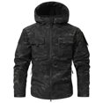 thumbnail image 1 of Tiweut Softshell Jackets for Womens Camo Print Workwear Coat Loose Fit Long Sleeve Hooded Functional Outdoor Wear Tops Camouflage,M, 1 of 4