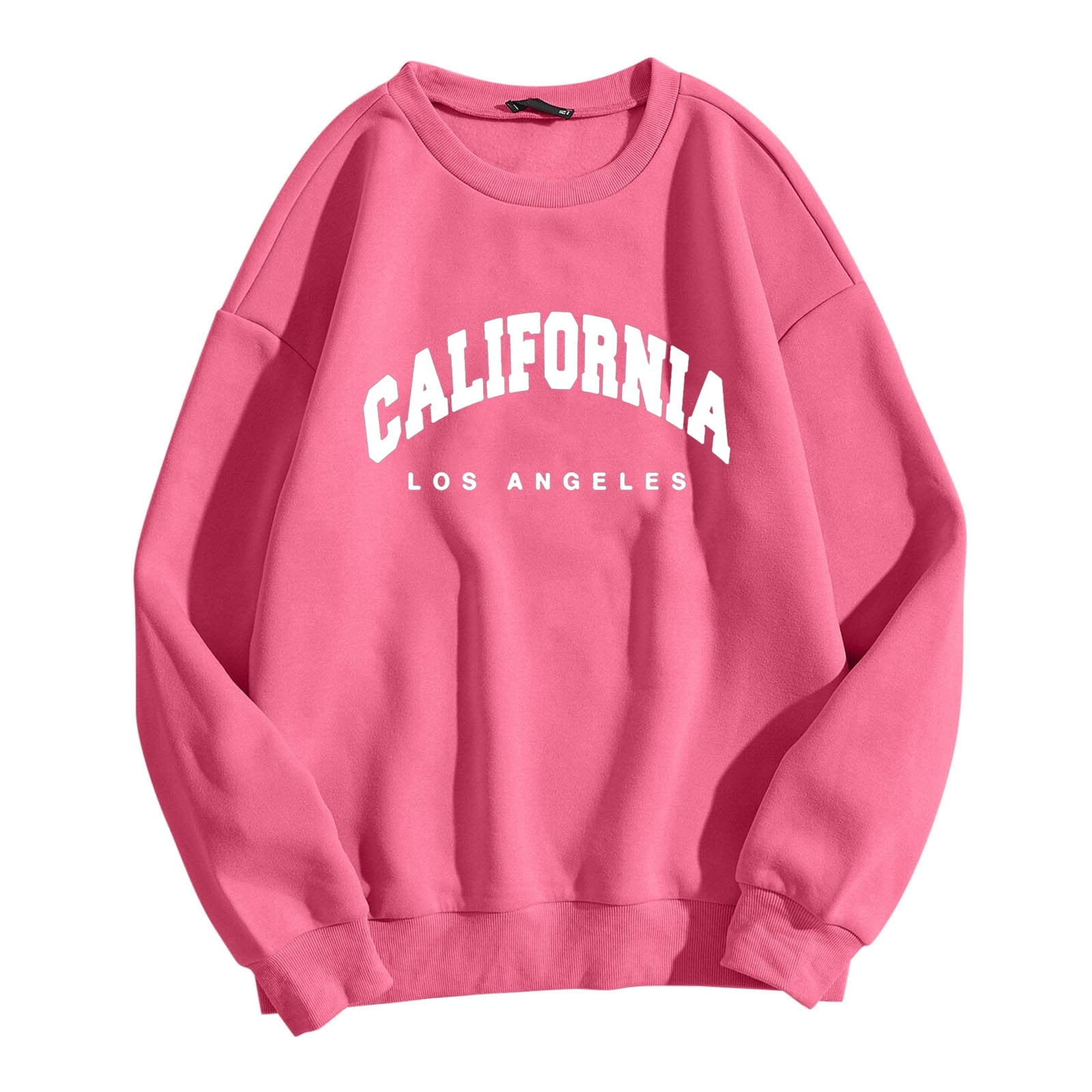 Tiweut Women's Tops Casual Hoodies Long Sleeve Graphic Crew