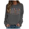 thumbnail image 1 of Tiweut Womens Sweatshirts Auntie Godmother Legend Sweatshirt, Godmama Sweater Women Crewneck Pullover Tops Funny Aunt Shirt Gifts for Godparent,Grey,M, 1 of 5