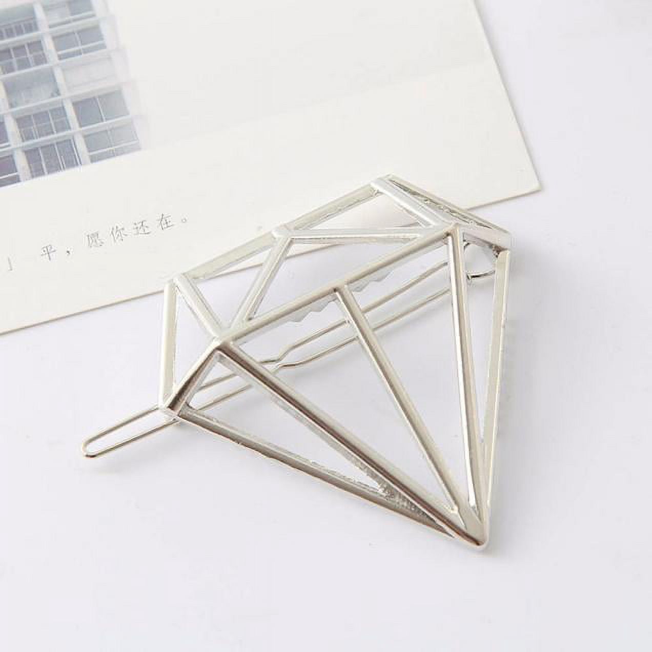 TixWerTix Hollow Out Diamond Geometric Shape Hairpin Hair Clips Hair Accessories SL Personal Care Products(Clearance)