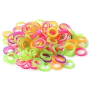 Tiyuyo 100pcs Orthodontic Rubber Bands Latex Braces Transparent Traction (3/16)