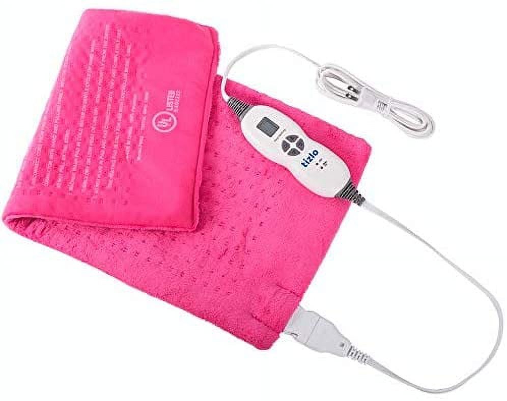 Tizlo XL KingSize Microplush Heating Pad, 6 Heat Settings, Select