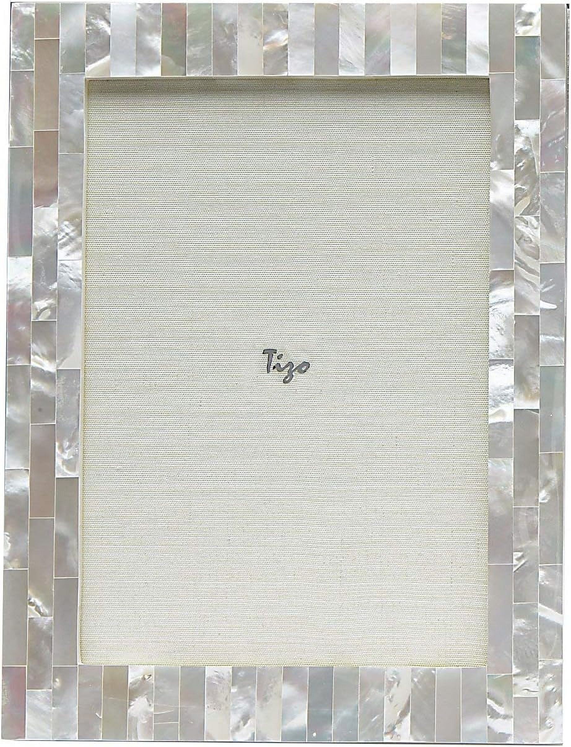 Tizo 4X6" White Mother Of Pearl Frame