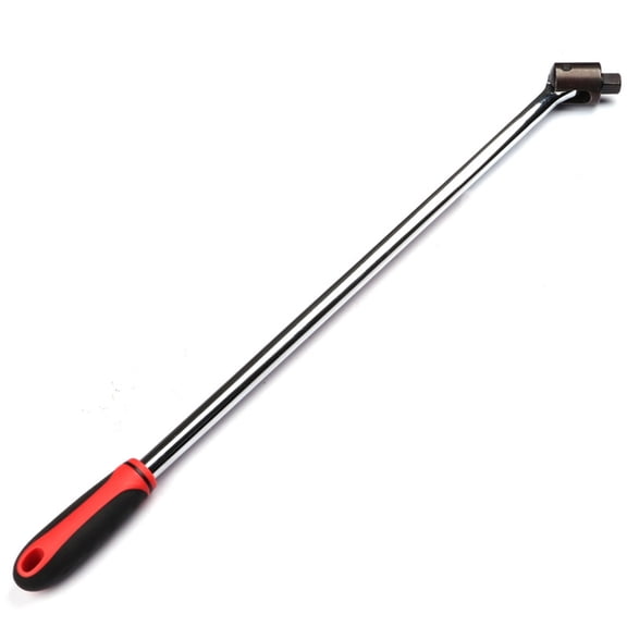 Tizuqe 1/2" Drive Flexible Head Breaker Bar with Spring Loaded Ball Design for Automotive Repairs and Heavy Duty Maintenance