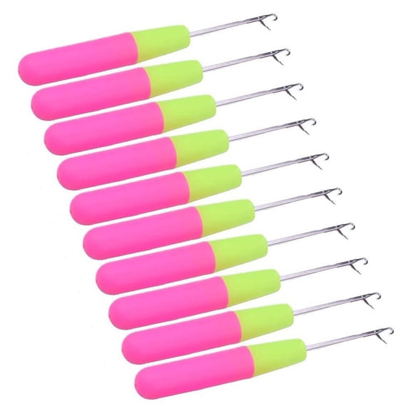 Tizuqe 1/5/10 Pcs Crochet Hook Dreadlocks Crochet Needle for Hair Braiding Latches Hook