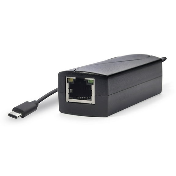 Tizuqe 10/100Mbps PoE to USB C Driver Converter PoE to Type C Power Output Ethernet