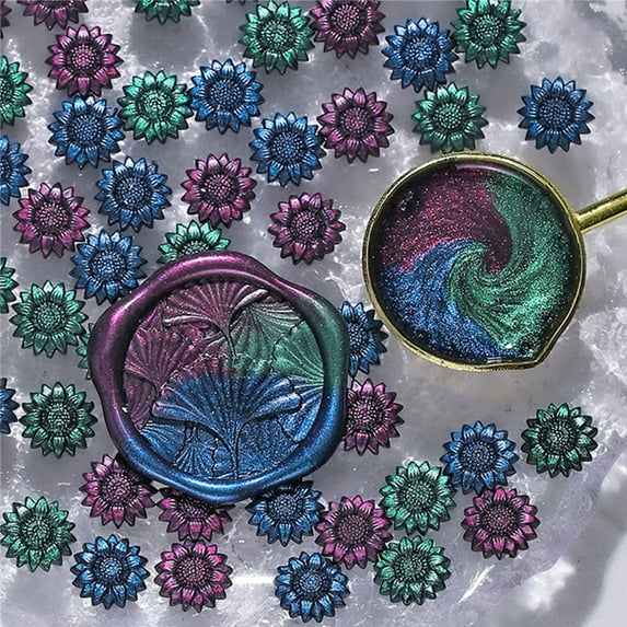 Tizuqe 100PCS Sealing Wax Beads Flower Sealing Wax Beads for Invitation Envelope Decor