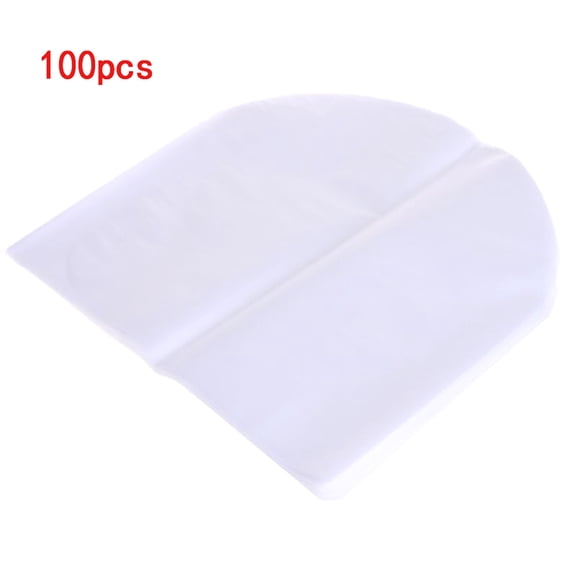 Tizuqe 100Pcs/2Bag 7" Vinyl Record Protector for LP Record Protective Inner Bags Anti-Static Sleeves Inner Clear Cover Containe