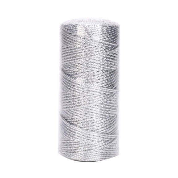 Tizuqe 109 Yards Decorative Metallic Bakers Twine Wrapping Twine String for Christmas Gift Wrap DIY Craft