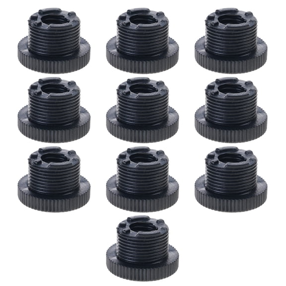 Tizuqe 10PCS Microphone Screw Adapter 3/8" to 5/8" Male Mic Thread Screw Mic Mount