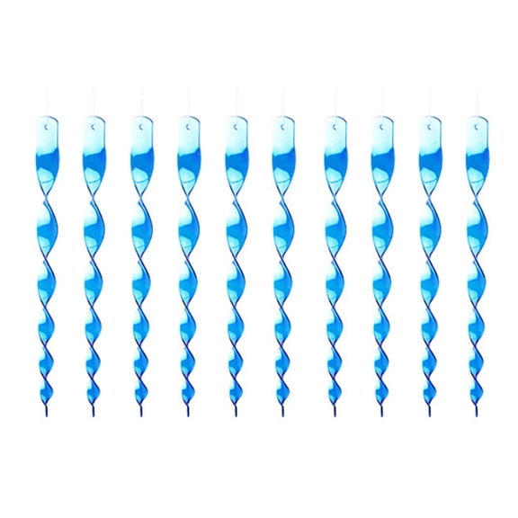Tizuqe 10PCS Reflective Wind Spirals Scarers Tool Outdoor Decorations