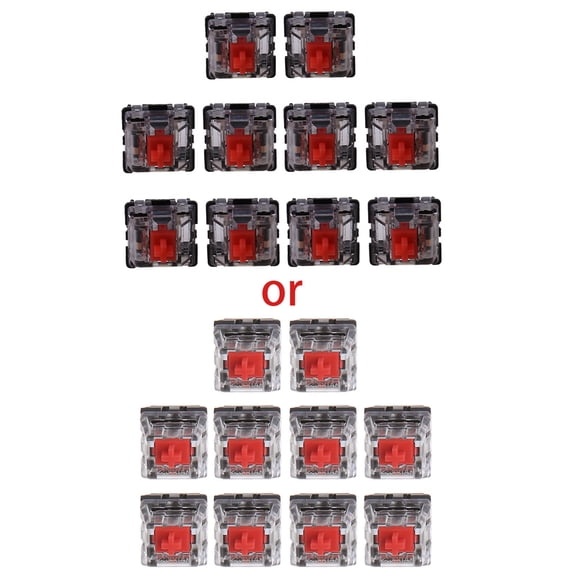 Tizuqe Tactile Linear Switch Red Switches for Mechanical Keyboard Customized Self Lubricating Shaft