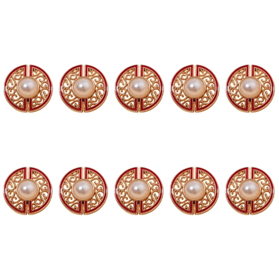 Tizuqe 10Pcs Cloud Pattern Buttons Decorative Sewing Buttons Fasteners For Clothing