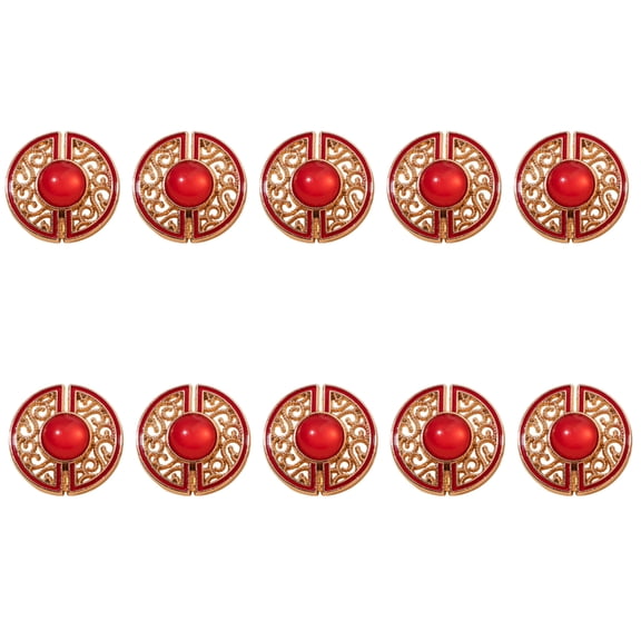 Tizuqe 10Pcs Cloud Pattern Buttons Decorative Sewing Buttons Fasteners For Clothing